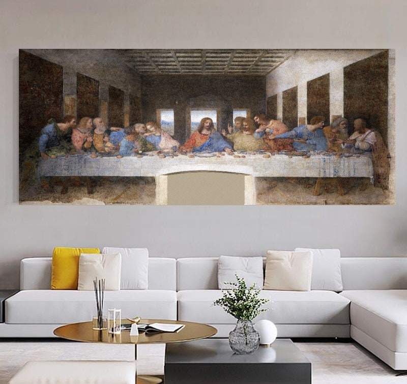 キャンバス Buy Leonardo Da Vinci's the Last Supper (1495-1498) by