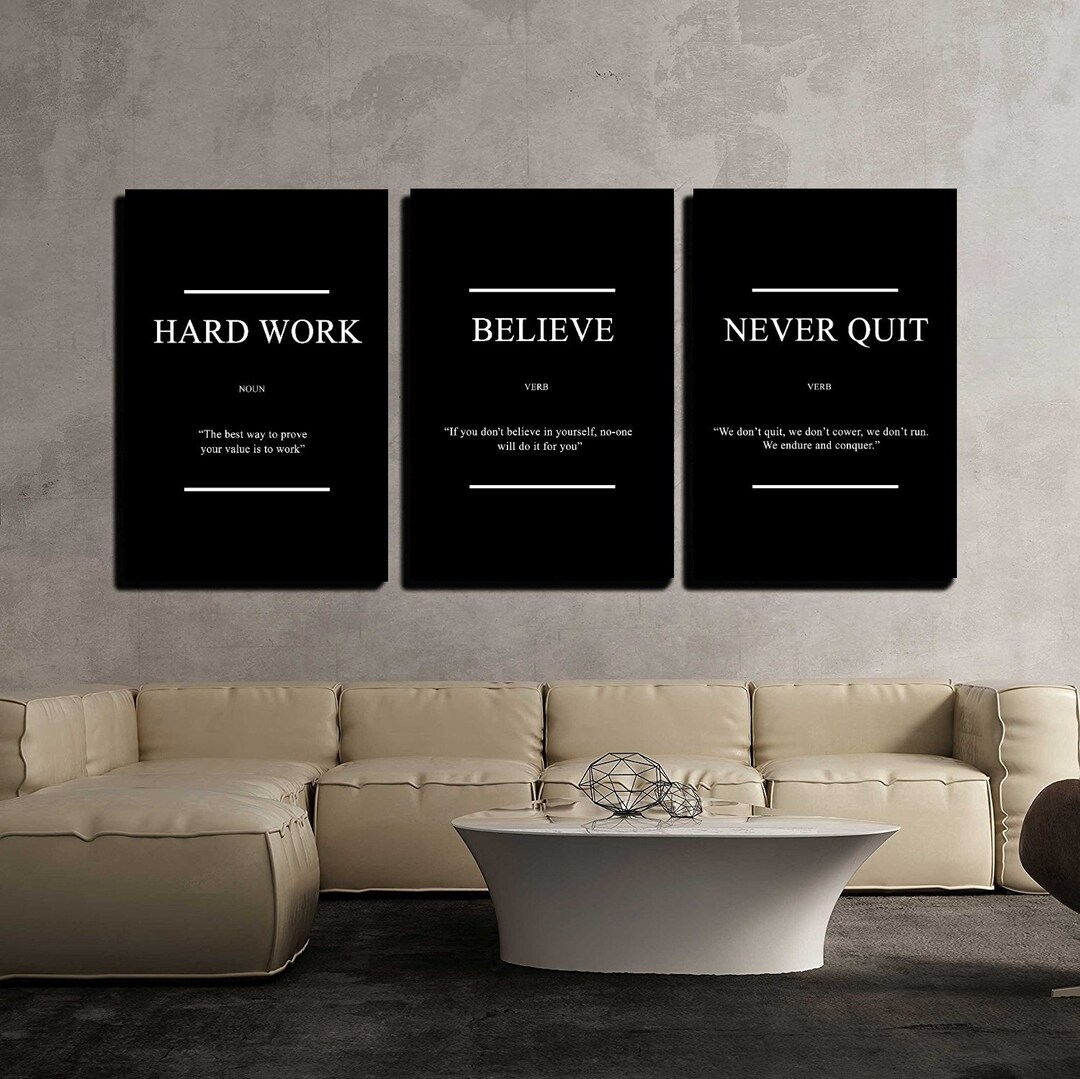Motivational Quotes Art Set: Office Decor, Business Growth - Etsy