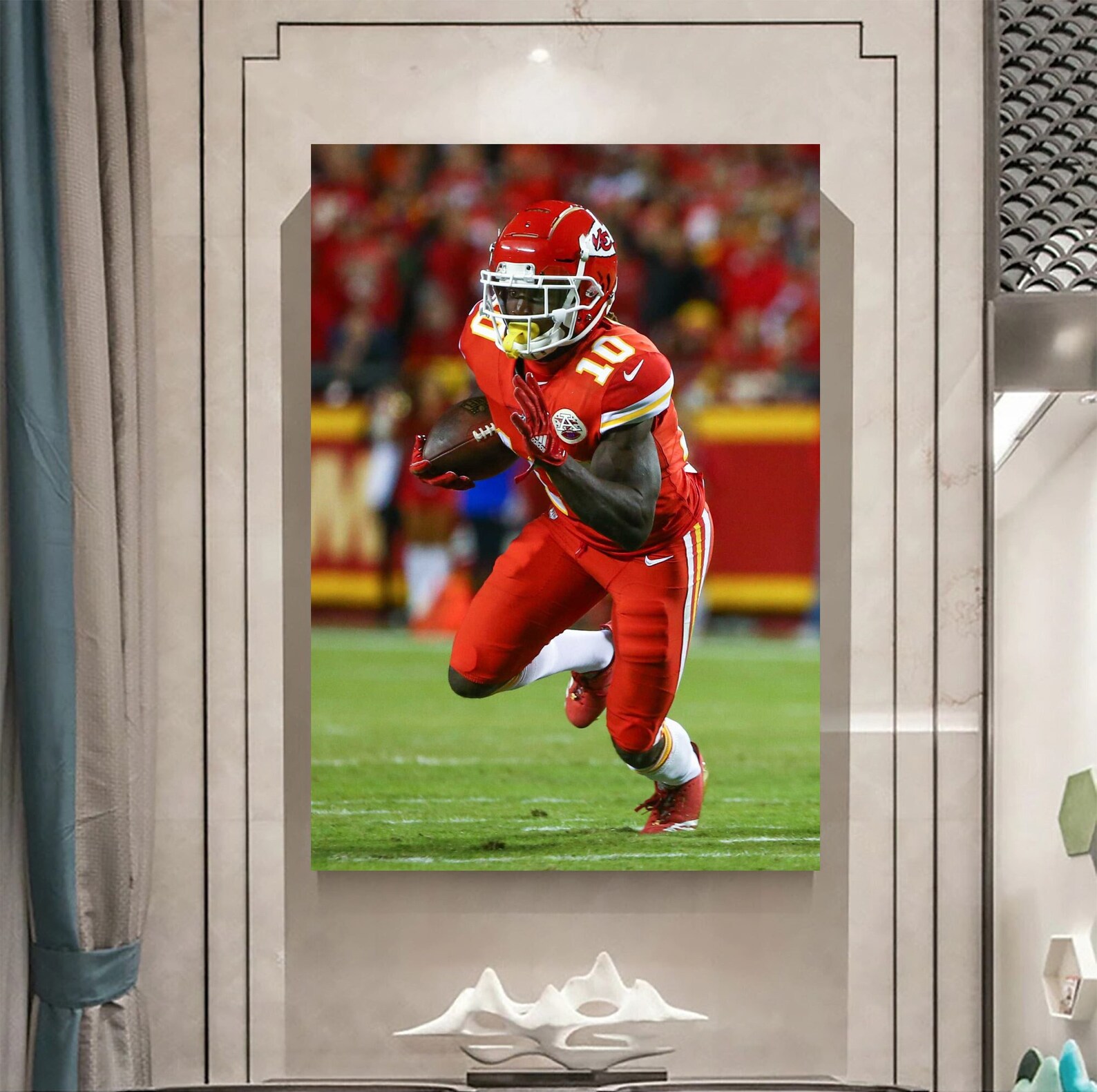 Tyreek Hill Canvas Miami Dolphins Poster Tyreek Hill Print Etsy