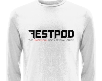 EP01L Men's Long Sleeve T-Shirt Festpod Black Logo