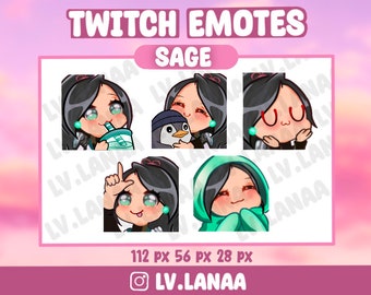 Twitch and Discord Emotes! | 5 Pack | + ONE FREE EMOTE!!