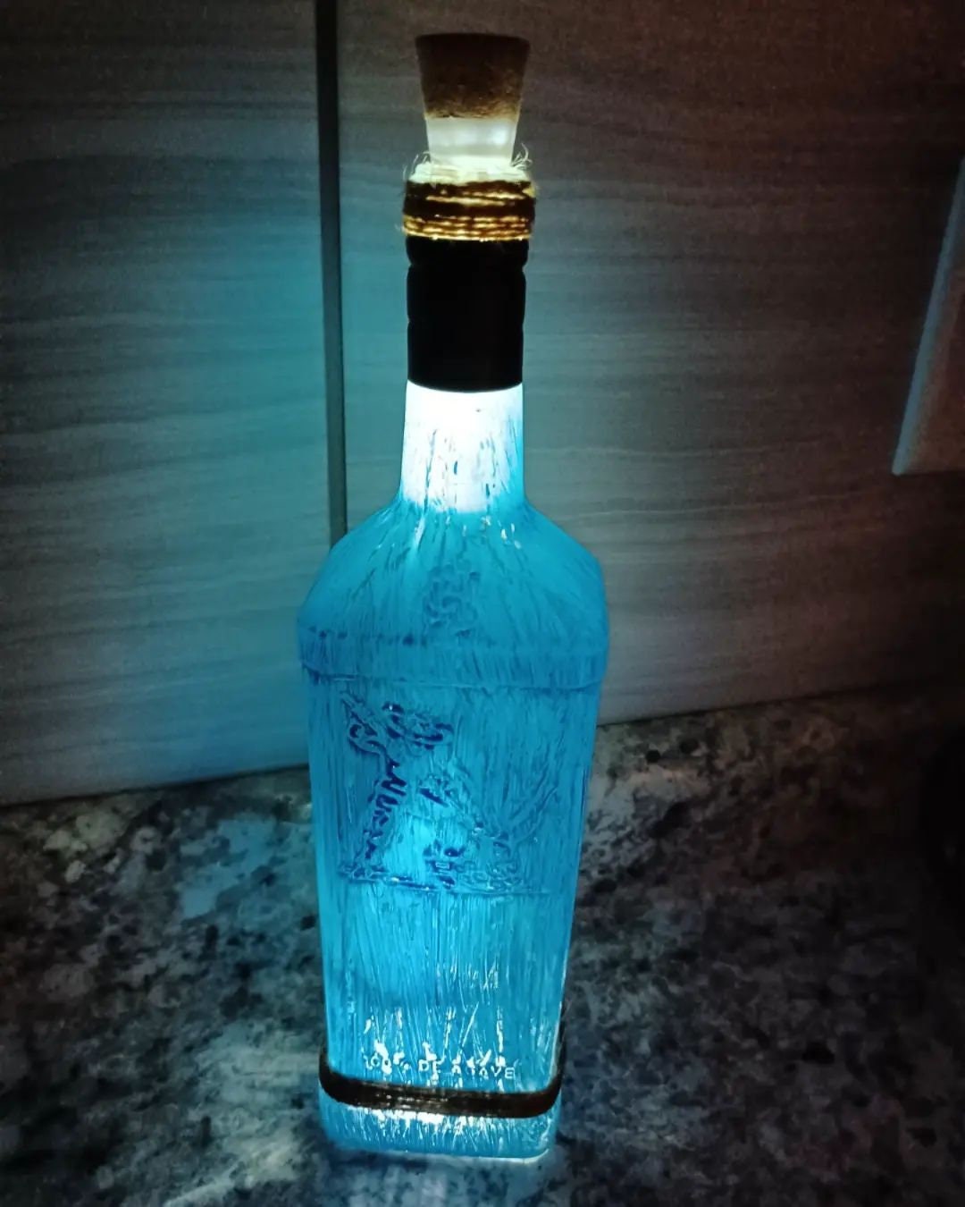 Tequila Bottle Lamp Etsy