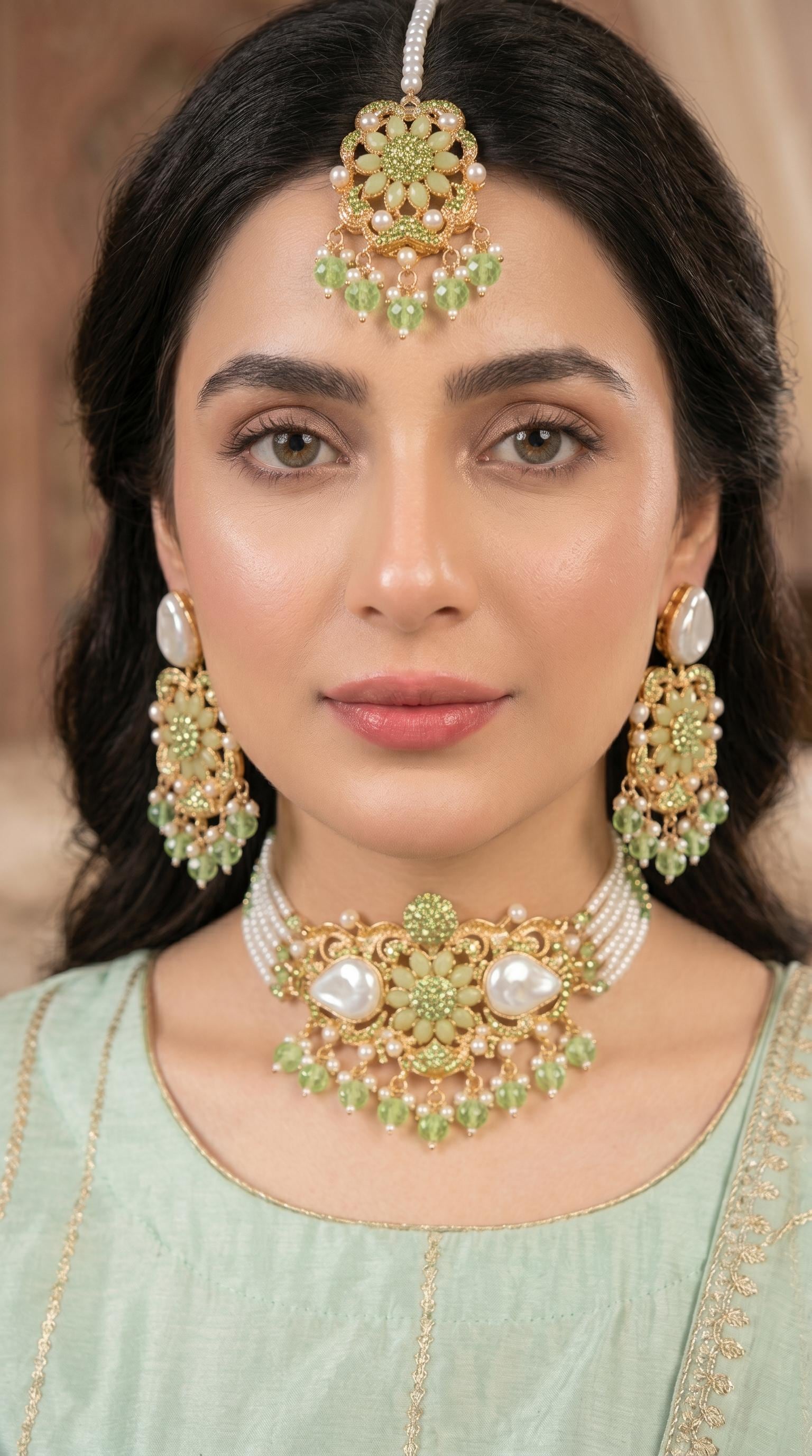 jewelry for mint green dress Find Your Voice Jade Green Dress – Shop the Mint main image 0