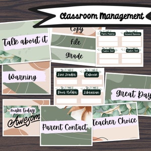 BLISSFUL BLUSH Klassenzimmer Decor Bundle | Natürliche Klassenzimmer Dekorationen | Beruhigende Klassenzimmer Etiketten | Neutrales Modernes Klassenzimmer| Bearbeitbaren Bild 7