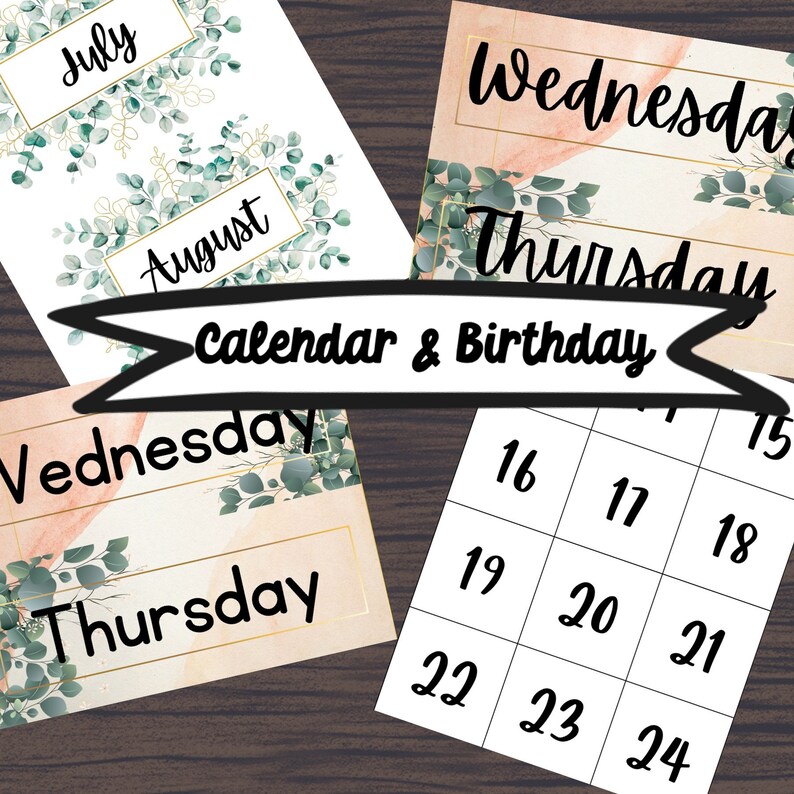 BLISSFUL BLUSH Klassenzimmer Decor Bundle | Natürliche Klassenzimmer Dekorationen | Beruhigende Klassenzimmer Etiketten | Neutrales Modernes Klassenzimmer| Bearbeitbaren Bild 5