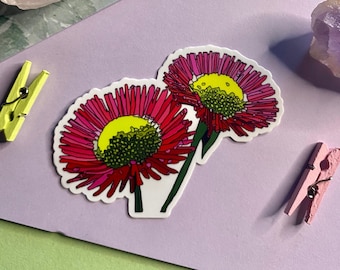 Plant sticker | Flower | Flower Sticker | Waterproof Sticker | Mirror Decal | Laptop sticker | Decals | Hydroflask sticker | Flower decor