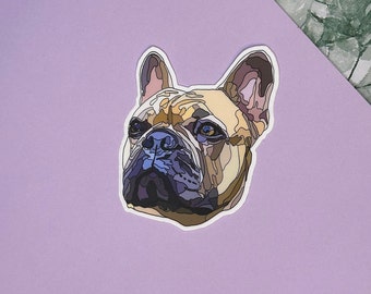 French bulldog | French bulldog sticker | Stickers | Bulldog | Dog stickers | Custom stickers | Dog Gift | Decals | Vinyl stickers