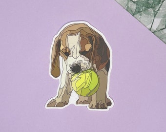 Dog | Stickers | Dog Gift | Dog Sticker | Puppy | Waterproof Sticker | Mirror Decal | Laptop sticker | Decals | Pup | Dog Stickers | Beagle