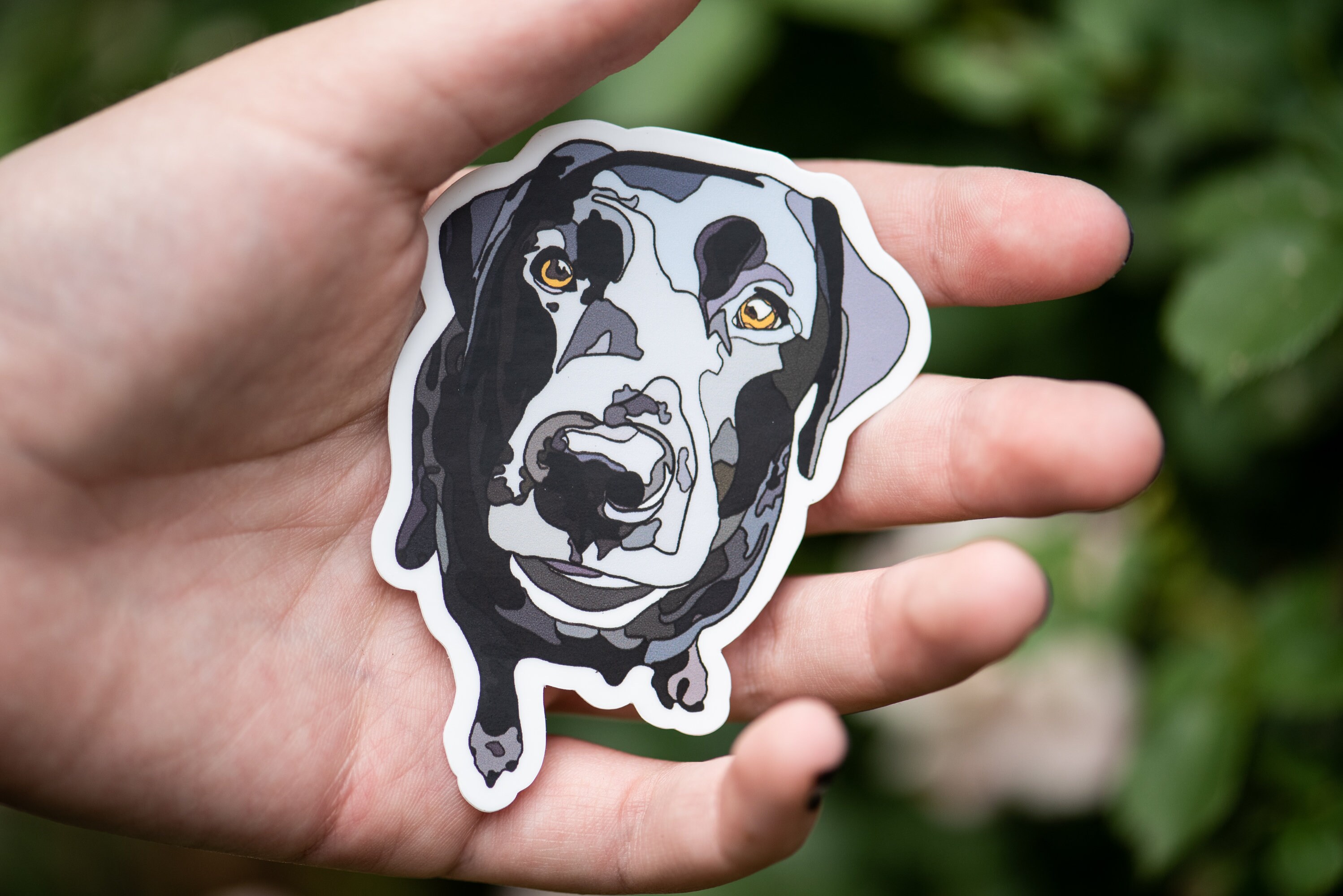 Dog Stickers Dog Gift Dog Sticker Puppy Waterproof Sticker Mirror Decal ...