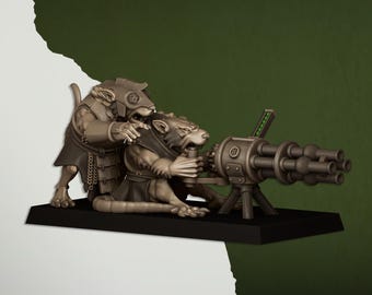 Sewer Vermin Heavy Weapons Teams by Highlands Miniatures