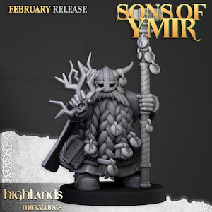 Dwarf RuneMaster by Highlands Miniatures