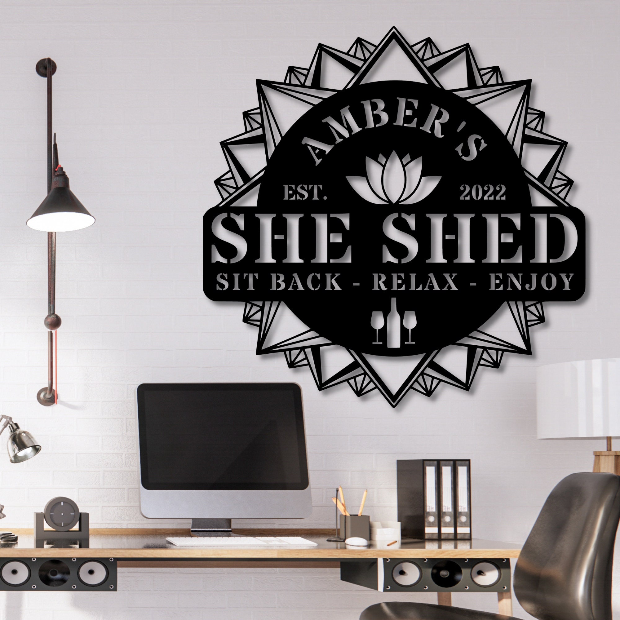 PERSONALISED GARDEN SHED SIGN MODELLING SIGN MODEL LOCOMOTIVE LOCO SHED ...