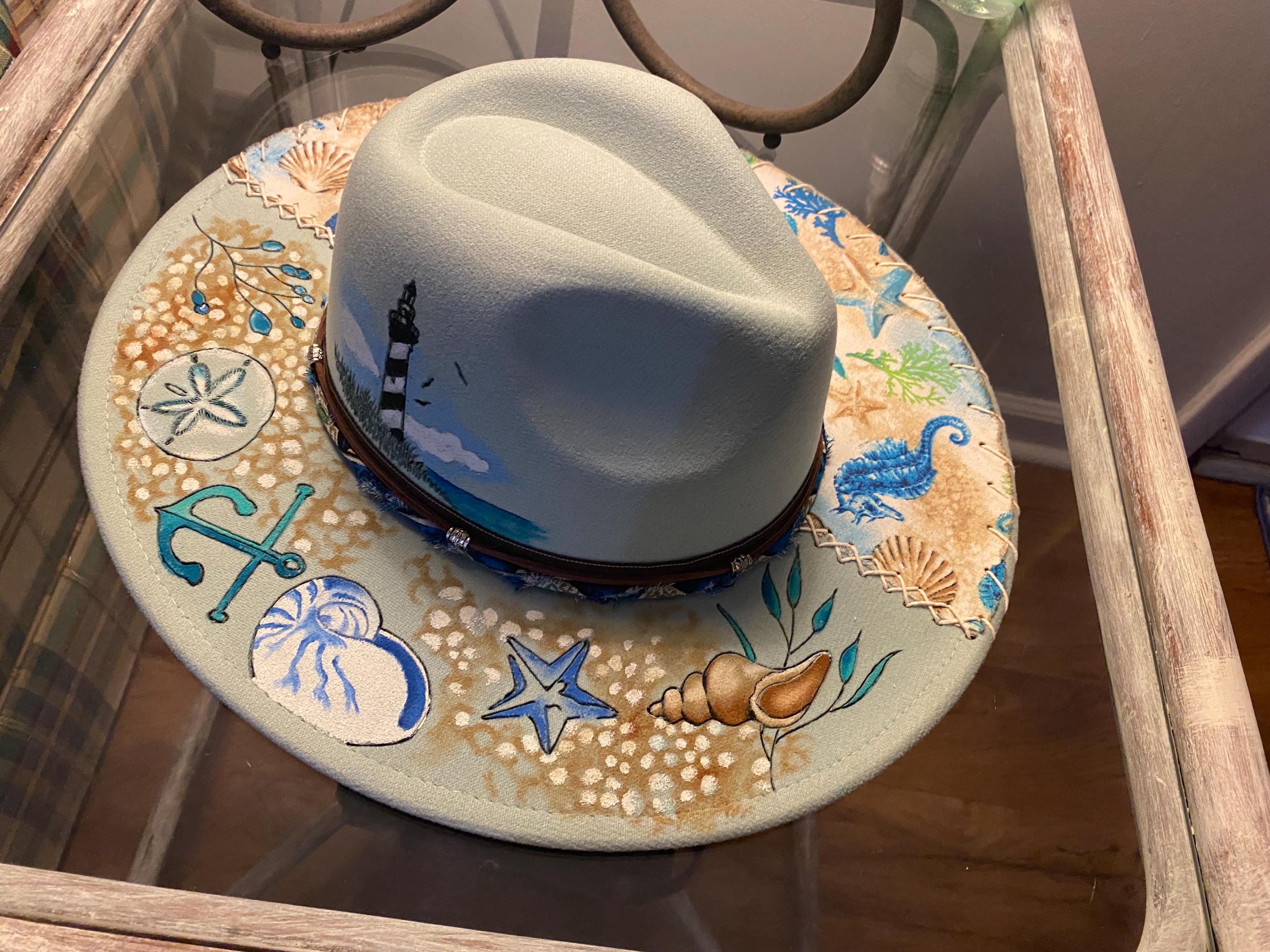 Handpainted Fedora Hats - Etsy display picture 3