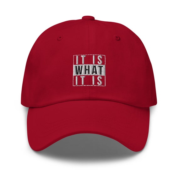 It is What It is Hat Etsy Canada