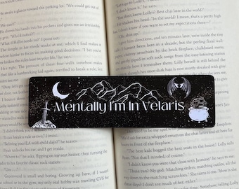 Velaris Bookmark, The Night Court, ACOTAR Bookmark, A Court Of Bookmarks, Feyre Rhys, Fantasy Bookmark, Laminated, ACOTAR Gift, Velaris Gift