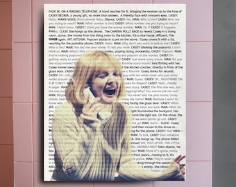 Impresión de 8x10 de Casey Becker de la película Scream, decoración de pared, decoración del hogar, arte de terror, Halloween, regalo artístico, regalo de Halloween, regalo de terror, Ghost Face