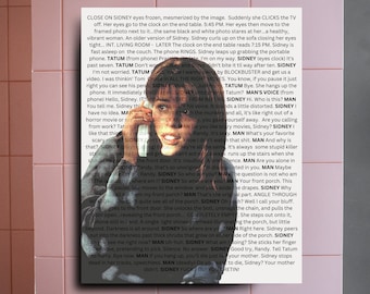 Impresión de la película "Scream" de Sidney Prescott (8 x 10 pulgadas), decoración de pared, decoración del hogar, arte de terror, Halloween, regalo de arte, regalo de Halloween, regalo de terror, cara de fantasma