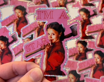 Pearl Movie Sticker, A24 Sticker, Good For Her Sticker, Glossy Glitter Sticker, Die Cut Sticker, Horror Movie Sticker, Horror Sticker