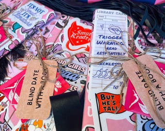 SMUT Blind Date with a Book, Romance Blind Date with a Book, Spicy Book, Mystery Book, Surprise Book, Bookworm Gift SMUT Stickers Book Lover