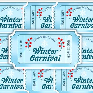 Gilmore Girls Winter Karneval Ticket sterben geschnitten Aufkleber, Lukes Diner Aufkleber, Lorelai Gilmore, Rory Gilmore, ich rieche Schnee, Stars Hohl