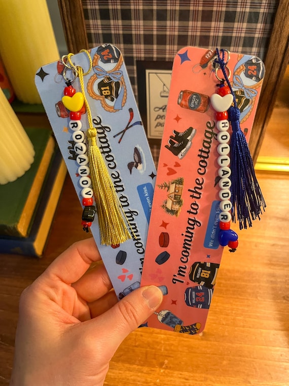 I'm Coming to the Cottage Laminated Bookmark, Heated Rivalry, Hollander, Rozanov, Bookish, Book Lover Gift, Hockey Romance, Bookmark Charm