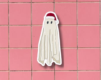 Creepmas Sticker, Merry Gothmas Sticker, Merry Hexmas, Horror Sticker, Glossy Sticker, Die Cut Sticker, Christmas Gift, Stocking Stuffer
