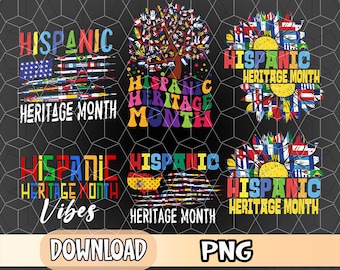 Nationella latinamerikanska kulturarvsmånaden PNG, latinamerikansk kulturarvsmånaden PNG, latinamerikanskt kulturarv PNG, latinamerikanska flaggor Sublimering och överföringsutskrift