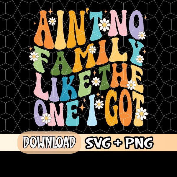 Aint No Family Like the One I Got Svg - Etsy
