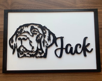 Personalised Labrador Wall Art - Labrador Plaque - Labrador Gift - Labrador Plaque - Labrador Sign - Dog Lover Gift