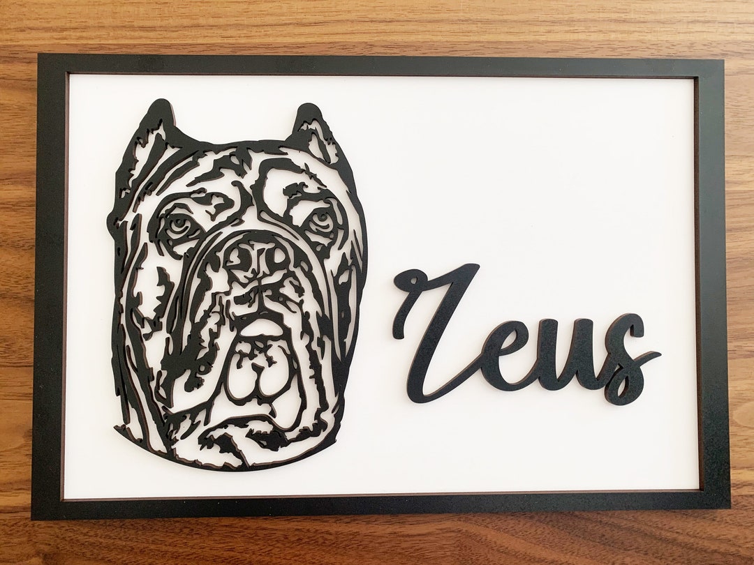 Personalised Cane Corso Art Cane Corso Cane Corso Gift Etsy