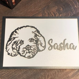 Personalised Bichon Frise Wall Art - Bichon Frise Plaque - Bichon Frise Gift - Bichon Frise Sign - Dog Lover Gift - Dog Birthday - Memorial