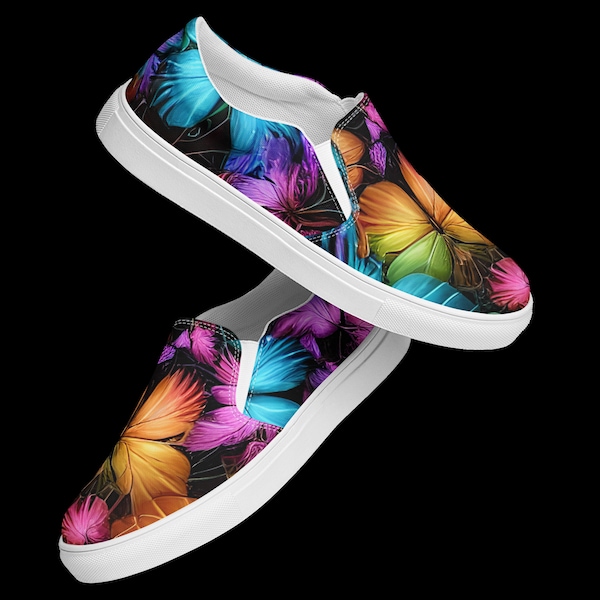 Canvas sneakers, women's sneakers, butterfly slippers, slippers, Butterfly sneaker, Butterfly Kicks, Fly Sneakers, Wing Shoes