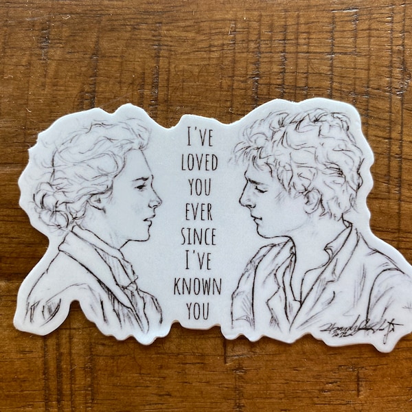 Little Women: Jo and Laurie | Vinyl Sticker