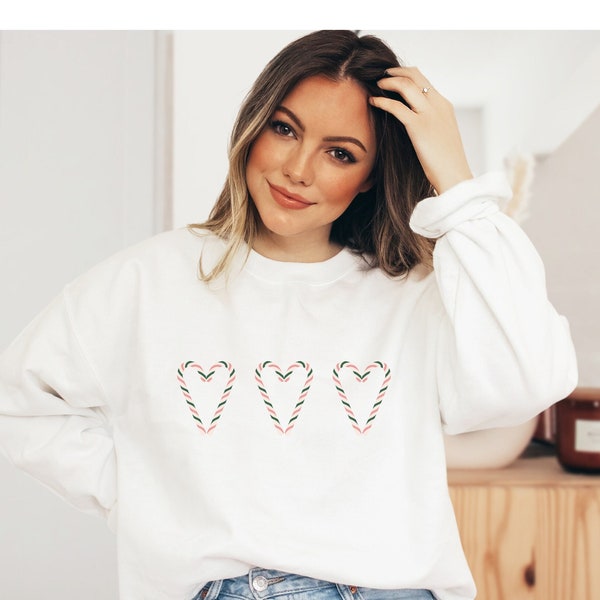 Candy Cane Heart Etsy