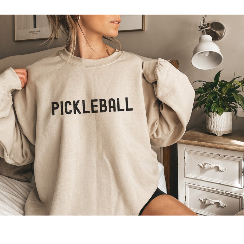 Sudadera Pickleball para Mujeres, Suéter Vintage Pickleball, Regalos De Jugador Pickleball Para Ella, Equipo Pickleball A Juego Outfit, Pickleballer imagen 5