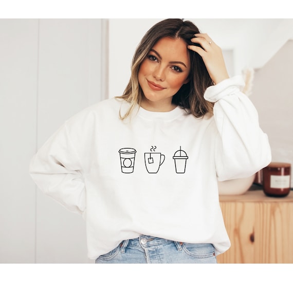 Coffee Sweatshirt for Women, Coffee Lover Gifts for Her, Coffee Gifts,  Coffee Sweater, Womens Coffee Shirt, Coffee Addict, Coffee Crewneck 