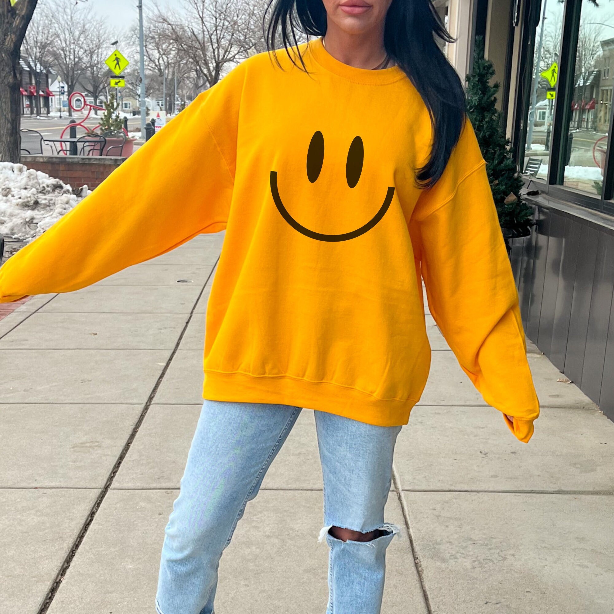 Plain oversized shop sweatshirts