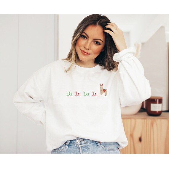 Womens llama hotsell christmas sweater