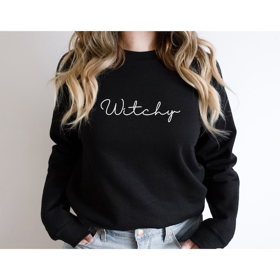 Witchy Sweatshirt, Women's Witchy Shirt, Witchy Aesthetic, Halloween Sweatshirt, Witchy Gifts for Her, Halloween Sweater, Fall Crewneck
