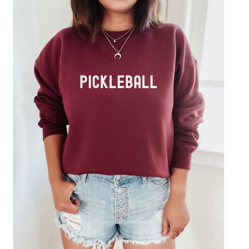 Sudadera Pickleball para Mujeres, Suéter Vintage Pickleball, Regalos De Jugador Pickleball Para Ella, Equipo Pickleball A Juego Outfit, Pickleballer imagen 6