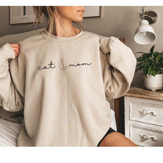 Cat mom sweatshirt new arrivals