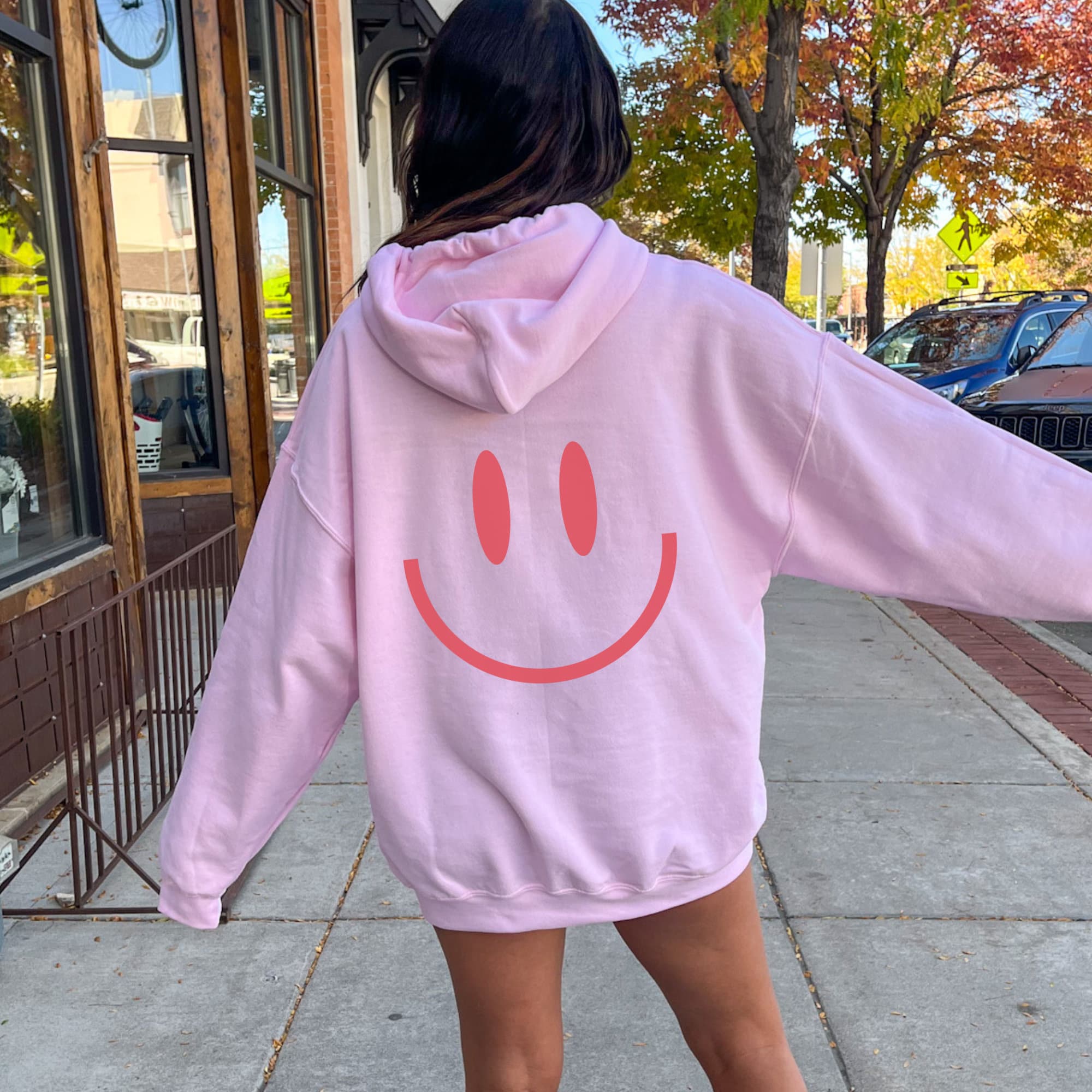 Happy Face Hoodie - Etsy