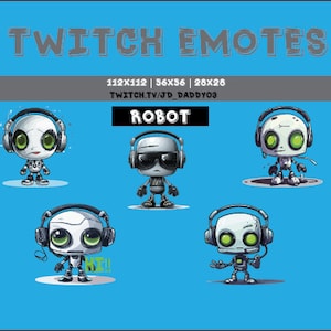 Robot Twitch Emotes