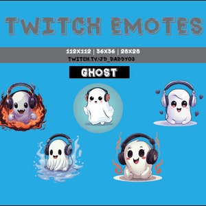 Ghost Twitch Emotes