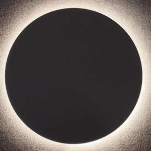 Wit rond kunstbord met achtergrondverlichting
