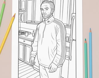 6 Twilight Meme Coloring Pages (Parody) – Printable PDF, Instant Download, Funny Pop Culture Coloring, US Letter