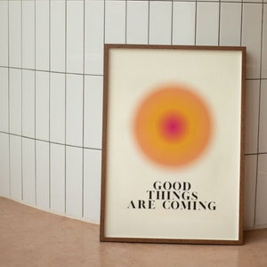 Good Things are Coming Y2K Printable Wall Art, Digital Download 2000s Art, Y2k Wall art, Aesthetic Wall Art