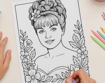 Pacific Northwest Mystery Lodge Coloring Pages — Chevron Floors, Twin, Peaks Retro Diner Motifs 6 Printable Line Art Sheets (US Letter)
