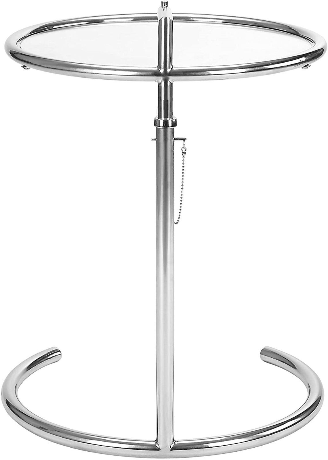 Modern Adjustable Height Coffee Table With Tempered Circle Etsy