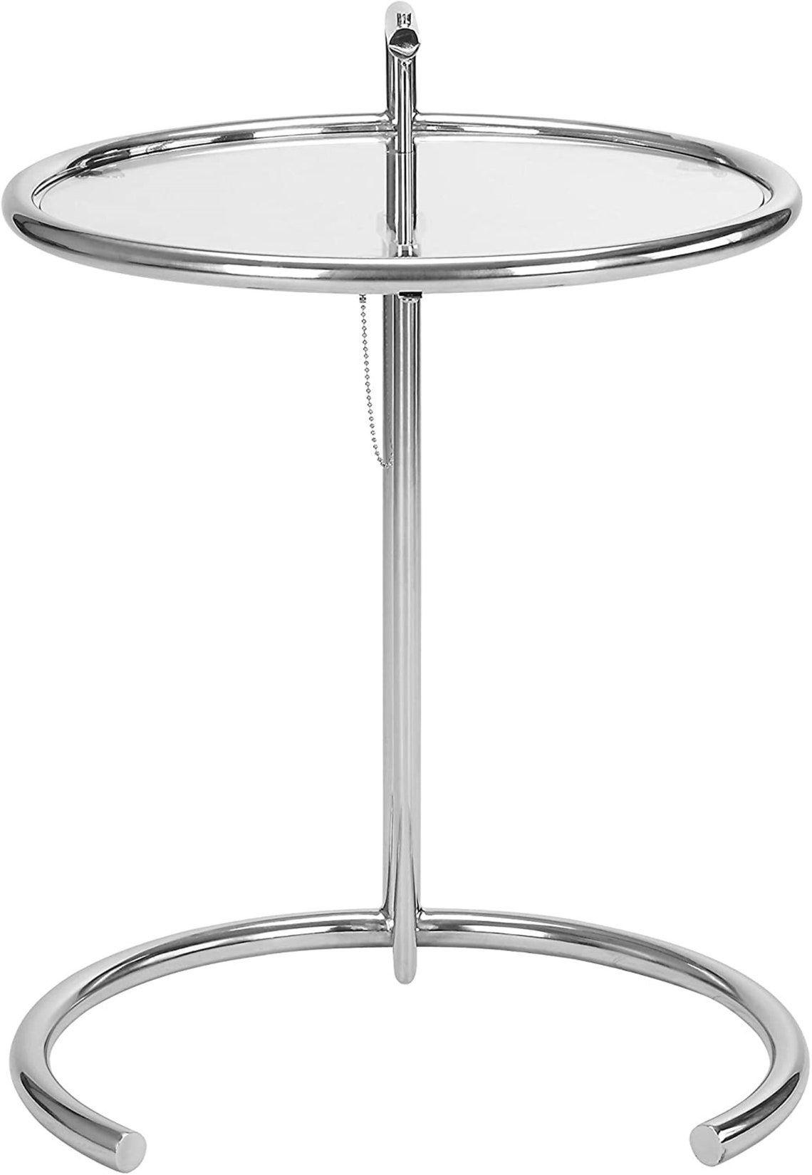 Modern Adjustable Height Coffee Table With Tempered Circle Etsy